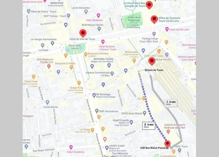 Rousseau - Centre 5 Minutes Gare *